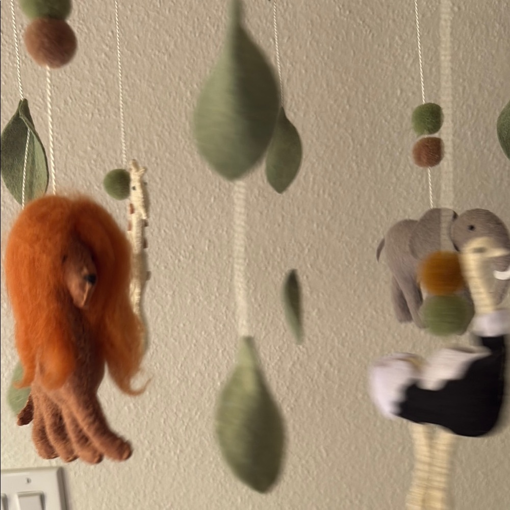 Safari Animal Baby Mobile